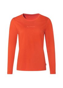 Longsleeve Vaude Logo L/S T-Shirt Damen (Gr 42 |rot)