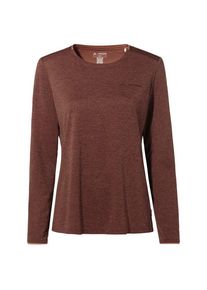 Vaude Essential L/S T-Shirt Funktionsshirt Damen Wandern (Gr 50 |braun)