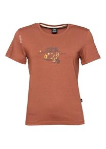 Chillaz Iseo Out In Nature T-Shirt Damen (Gr 38 |braun/rot)