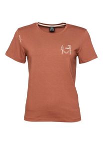 Chillaz Iseo Out Of Order T-Shirt Damen (Gr 44 |braun/rot)