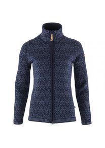Fjällräven Wolljacke Fjällräven Snow Cardigan Damen (Gr S |blau)