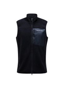 Peak Performance Pile Vest Fleeceweste Herren (Gr L |schwarz)