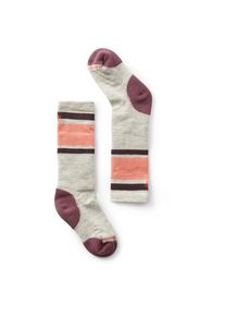 Smartwool Wintersport Full Cushion Stripe OTC Multifunktionssocken Kinder (Gr S |grau)