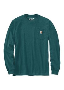 Carhartt Mountain Graphic T-Shirt Longsleeve Herren (Gr XL |blau)