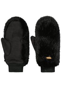 Barts Fur Mitts Handschuhe Women (Gr One Size |schwarz)