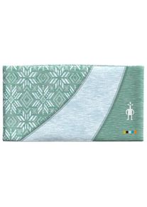 Stirnband Smartwool Thermal Merino Colorblock Headband (Gr One Size |türkis/grau)