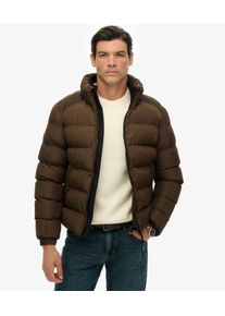 Superdry Herren Gesteppt Sports Jacke, Dunkelbraun - Gr&ouml;&szlig;e: XXL 1020202000631H1D005