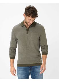 Brax Herren Langarmshirt Style PAROS olive Gr&uuml;n Oliv, gr&uuml;n - oliv, Gr. M