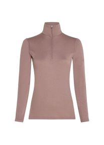 Skiunterwäsche Icebreaker 200 Oasis L/S Half Zip Damen (Gr M |braun)