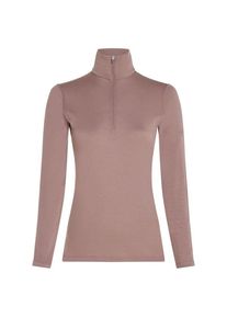 Skiunterwäsche Icebreaker 200 Oasis L/S Half Zip Damen (Gr L |braun)