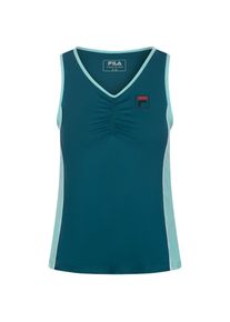 Fila Tennisshirt Damen - grün - Gr. XL - Polyester/Elastan