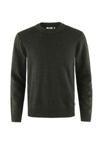 Fjällräven Fjällräven Övik Round-Neck Sweater Pullover Men (Gr L |schwarz)