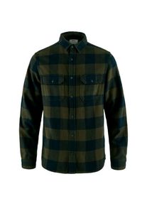 Fjällräven Fjällräven Övik Heavy Flannel Shirt Hemd Men (Gr XXL |schwarz)
