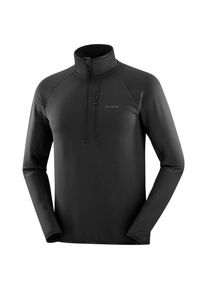 Fleecepullover Salomon Essential Lightwarm Half Zip Herren (Gr S |schwarz)