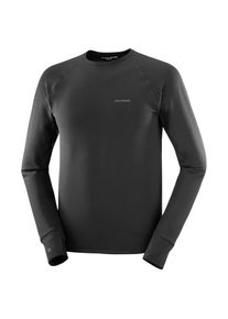Salomon Essential Lightwarm CN Fleecepullover Herren (Gr L |schwarz)
