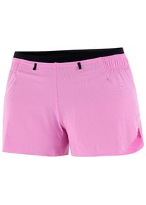 Salomon Sense Aero 3 Shorts Laufshorts Damen (Gr XL |rosa)