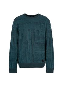 Pullove Iriedaily Theo Structure Knit Herren (Gr M |blau)
