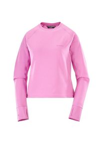 Salomon Essential Lightwarm CN Fleecepullover Damen (Gr S |rosa)