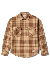 Hemd Brixton Bowery Vintage L/S Overshirt Damen (Gr XS |beige/braun)