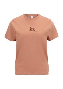 Iriedaily Dacksi Tee T-Shirt Women (Größe S |rosa)
