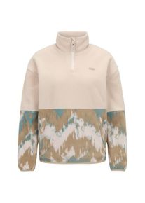 Iriedaily Half Indi Troyer Fleecepullover Damen Alltag (Gr XS |beige)