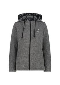CMP Jacket Fix Hood Jacquard Knitted 35H1656 Fleecejacke Damen (Gr 36 |grau)