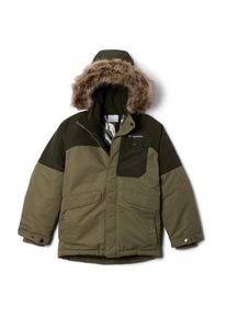 Columbia Nordic Strider II Jacket Parka Kinder Ski (Gr S |oliv |wasserdicht)