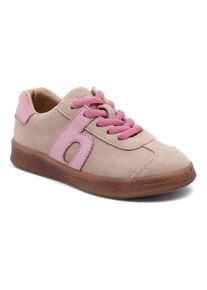 bisgaard Kinder Sneaker "bay l Weite: normal", Gr. 28, rosa, Veloursleder, sportlich, Schuhe, Retro, Schnürer mit Lederfutter, Größenschablone zum