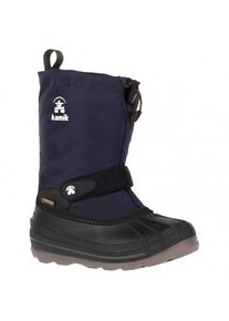 Kamik Waterbug TG Winterschuhe Kinder Alltag (Gr 25 |blau/schwarz |wasserdicht)