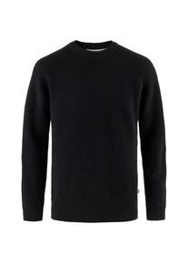 Fjällräven Fjällräven Övik Rib Sweater Wollpullover Herren Wandern (Gr XS |schwarz)