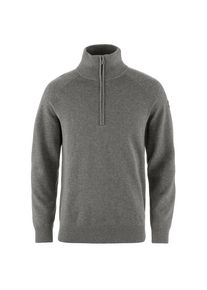 Fjällräven Woll- & Merinopullover Fjällräven Övik Lite Half Zip Herren (Gr XXL |grau)
