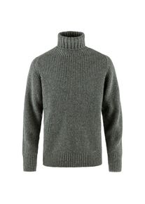 Fjällräven Woll- & Merinopullover Fjällräven Övik Roller Neck Sweater Herren (Gr XXL |grau)
