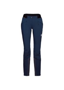 Skitourenhose Mammut Aenergy Softshell Hybrid Pants Damen (Gr 44 - Regular |blau)