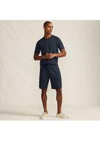 LANDS' END Luxe Shorts, Herren,  Blau, Baumwolle/Polyester/Polyester-Mischung, by Lands' End