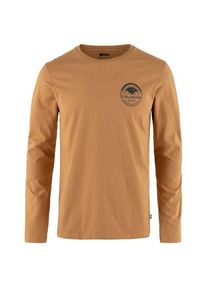 Fj&auml;llr&auml;ven Longsleeve Fj&auml;llr&auml;ven Forever Nature Badge L/S T-Shirt Herren (Gr L |orange)