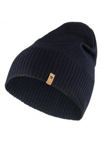 Fjällräven Mütze Fjällräven Merino Lite Hat (Gr One Size |schwarz/blau)