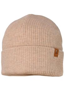 Mütze MaxiMo Mini-Beanie Umschlag mit Fleecefutter Kinder (Gr 49-51 cm |beige)
