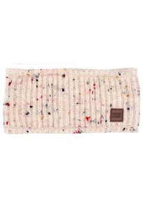 MaxiMo Stirnband gerade mit Effektgarn Stirnband Kinder (Gr 55-57 cm |rosa/beige)