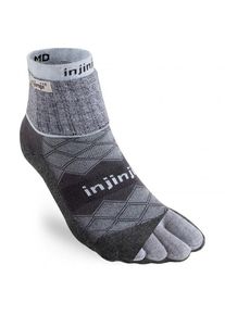 Laufsocken injinji Liner + Runner Mini-Crew Damen (Gr XS/S |grau)