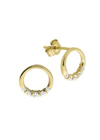Celesta Gold Ohrring 375/- Gelbgold Zirkonia