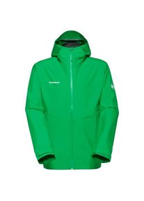 Mammut Alto Light Hardshell Hooded Jacket Regenjacke Men (Gr&ouml;&szlig;e L |gr&uuml;n |wasserdicht)