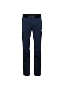 Mammut Aenergy Softshell Hybrid Pants Skitourenhose Herren Hochtouren (Gr 52 - Regular |blau)