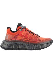 Versace Low-Top Sneaker - Versace Trigreca Sneakers - Gr. 39 (EU) - in Orange - f&uuml;r Damen
