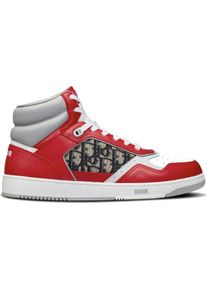Christian Dior Low-Top Sneaker - Dior Oblique High-Top Sneakers - Gr. 48 - in Rot - f&uuml;r Damen