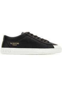 Valentino Garavani Low-Top Sneaker - Valentino Black leather sneakers - Gr. 42 (EU) - in Schwarz - für Damen
