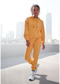 Buffalo Kapuzenpullover, mit Kontraststickerei und seitliche Taschen