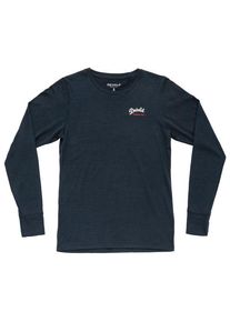 DEVOLD Classic Script L/S Merinoshirt Damen (Gr M |blau)