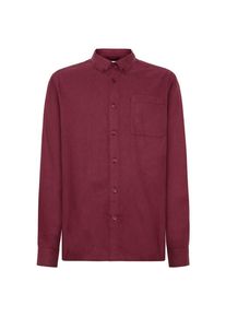 Hemd KnowledgeCotton Apparel Regular Fit Melang&eacute; Flannel Shirt Herren (Gr XXL |rot)