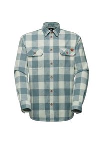 Hemd Mammut Tamaro Longsleeve Shirt Herren (Gr XL |grau/t&uuml;rkis)