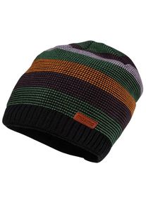 MaxiMo Beanie Randlos Mütze Kinder (Gr 51-53 cm |schwarz)